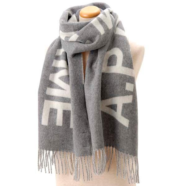 A.P.C.（アーペーセー） マフラー メンズ レディース グレー WOANE