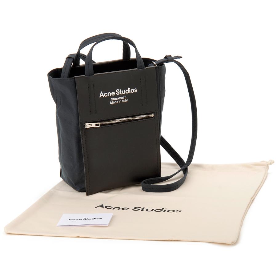 Acne Studios 黒 トートバッグ Acne Studios（アクネストゥディオズ）の「Acne Studios Leather
