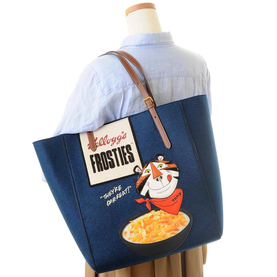 【新登場】 ANYA HINDMARCH アニヤハインドマーチ トートバッグ レディース ブルー 5050925170192 トートフロスティー P10SP1226 【CEG9855179113】(35552円)