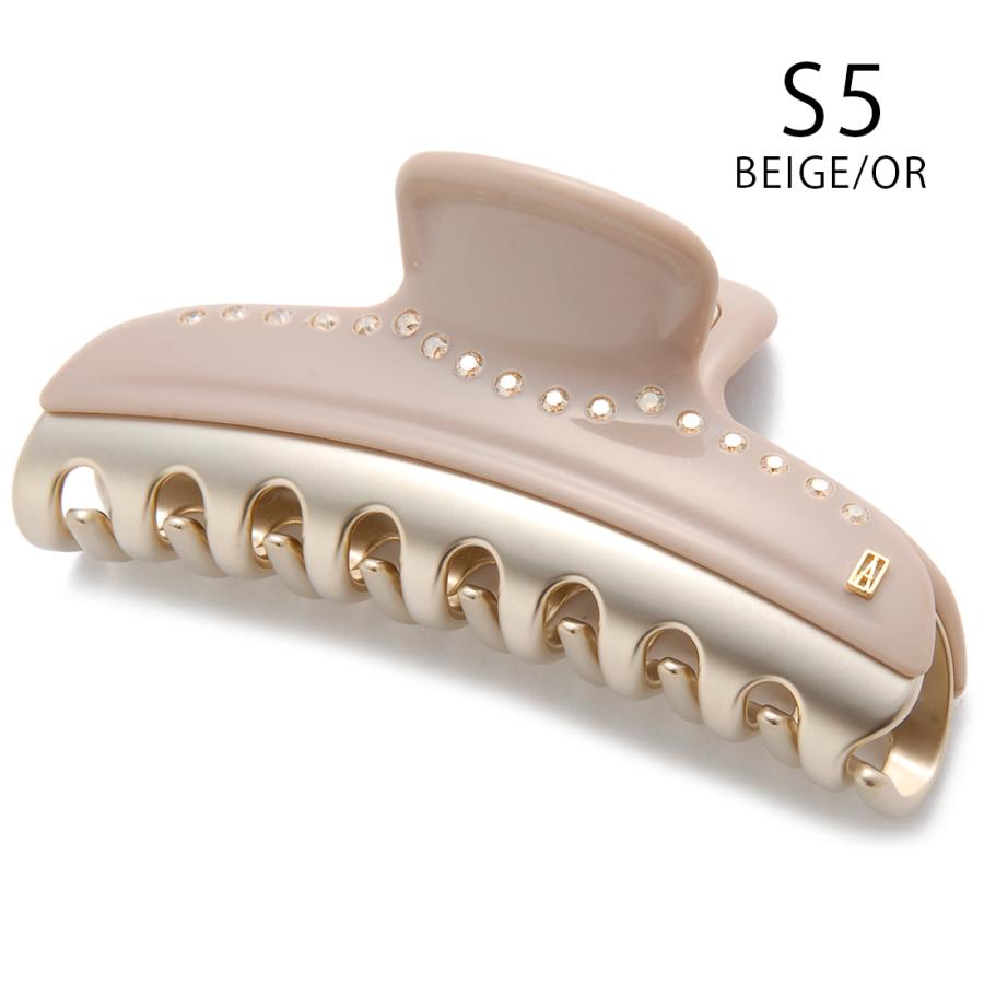 アレクサンドルドゥパリ　クリップ　新品未使用 L　ベージュ ALEXANDRE DE PARIS（アレクサンドル ドゥ パリ） ヘアクリップ