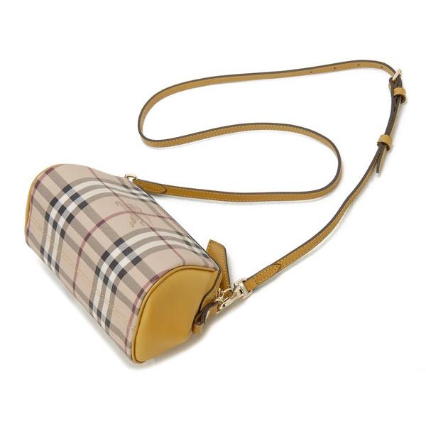 【美品】バーバリー ショルダーバッグ 2way アクセサリーポーチ 白×黒 バーバリー BURBERRY バッグ ミニボストン 2WAY ショルダー
