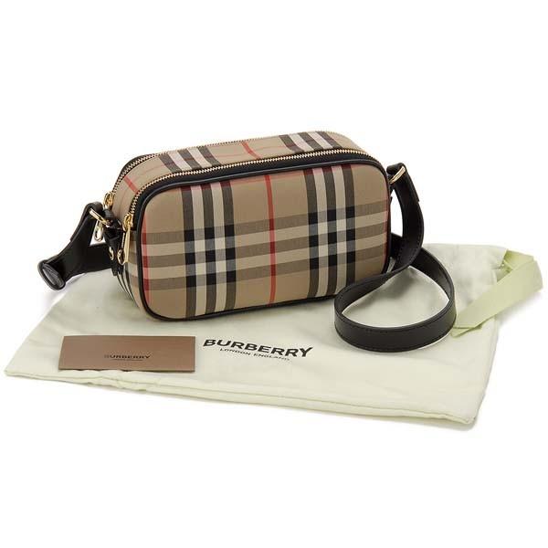 Burberry メッセンジャーバッグ ベージュ・チェック BURBERRY バーバリー ショルダーバッグ チェック柄 2way