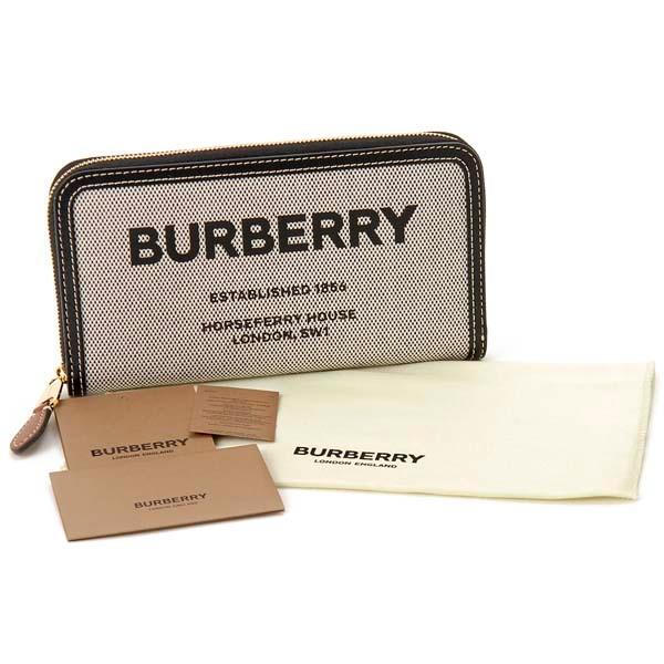 BURBERRY バーバリー ラウンドファスナー長財布 ブラック