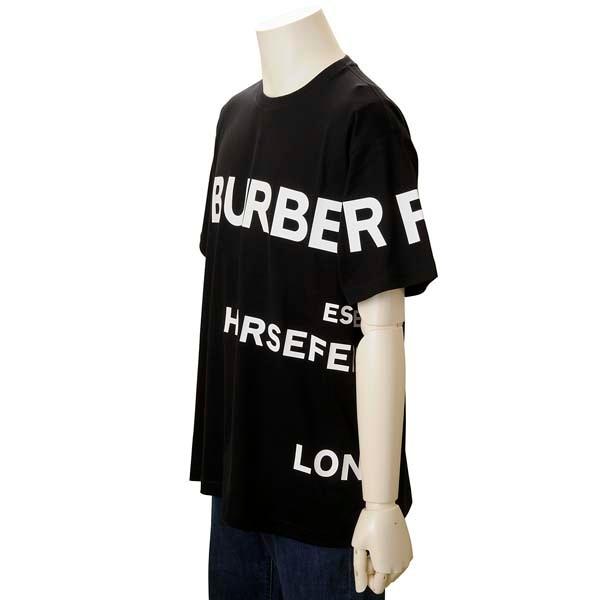 BURBERRY バーバリー Tシャツ メンズ ブラック 8040694 オーバーサイズ