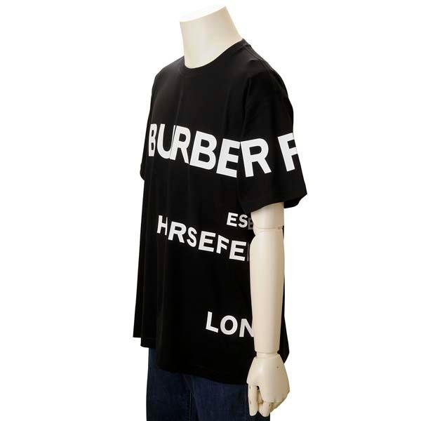 BURBERRY バーバリー Tシャツ メンズ ブラック 8040694 オーバー