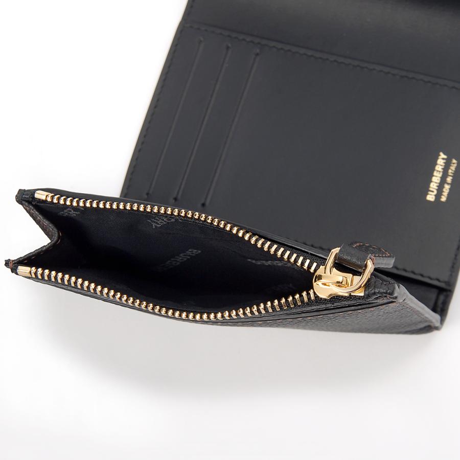 BURBERRY バーバリー 三つ折り財布 レディース ブラック 8049217