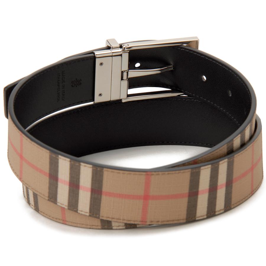 BURBERRY バーバリー ベルト メンズ 8052781 VINTAGE CHECK & LEATHER ヴィンテージチェック＆レザー｜s-select｜02