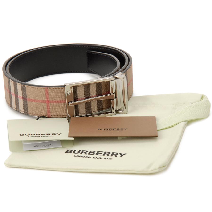 BURBERRY バーバリー ベルト メンズ 8052781 VINTAGE CHECK & LEATHER ヴィンテージチェック＆レザー｜s-select｜05