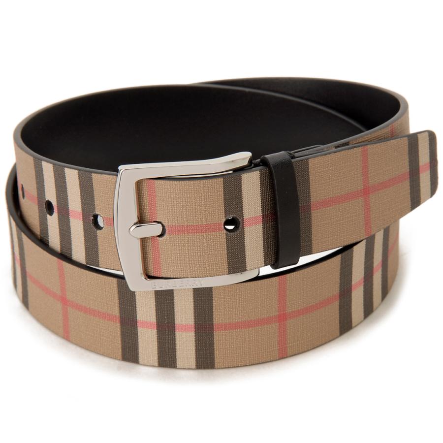 【極美品】burberry バーバリー　ベルト　シルバー　　ノバチェック 極美品】burberry バーバリー ベルト シルバー ノバチェック
