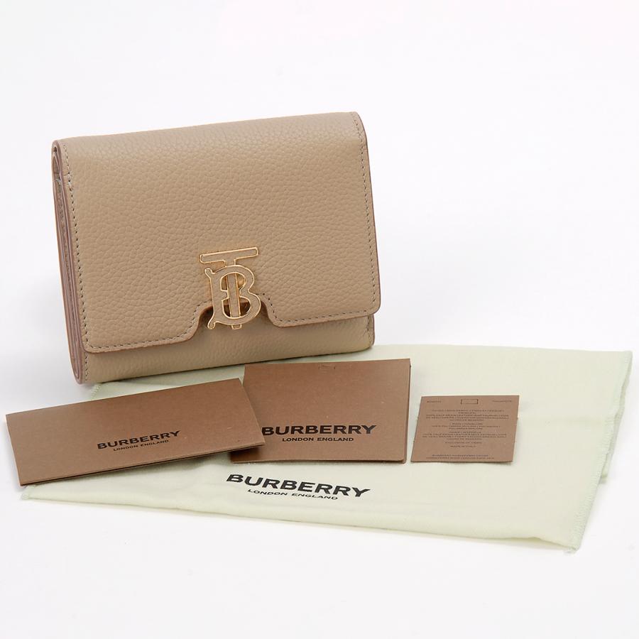【最終値下げ！】BURBERRY ベージュ 三つ折り財布 BURBERRY（バーバリー） 三つ折り財布 レディース ベージュ 8066022