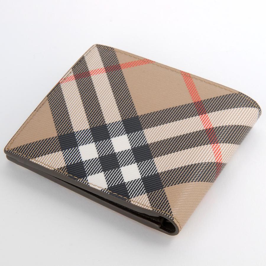 BURBERRY バーバリー 二つ折り財布 メンズ 8095046 バーバリーチェック BURBERRY（バーバリー） 二つ折り財布 メンズ 8095046 バーバリー