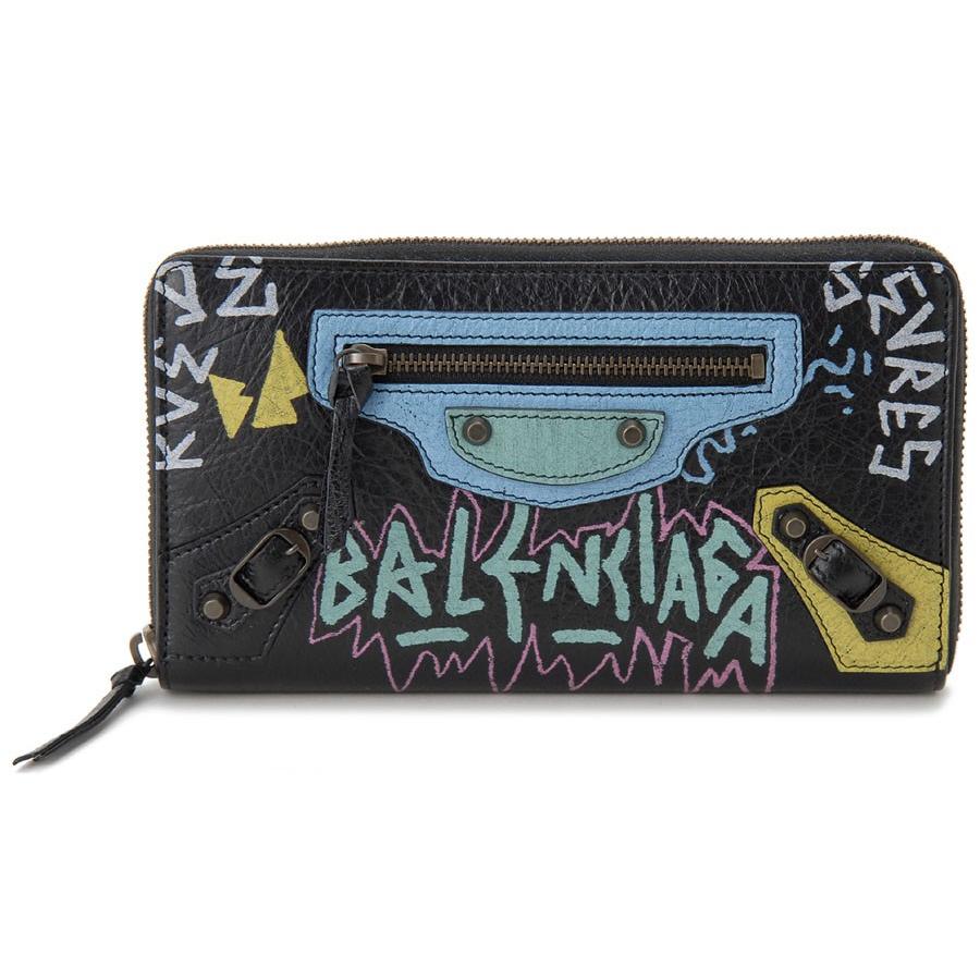 BALENCIAGA バレンシアガ ラウンドファスナー 長財布 253036