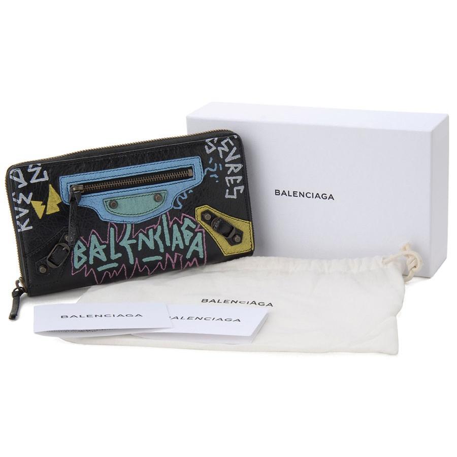 【re....】BALENCIAGA バレンシアガ ラウンドファスナー BALENCIAGA バレンシアガ ラウンドファスナー 長財布 253036