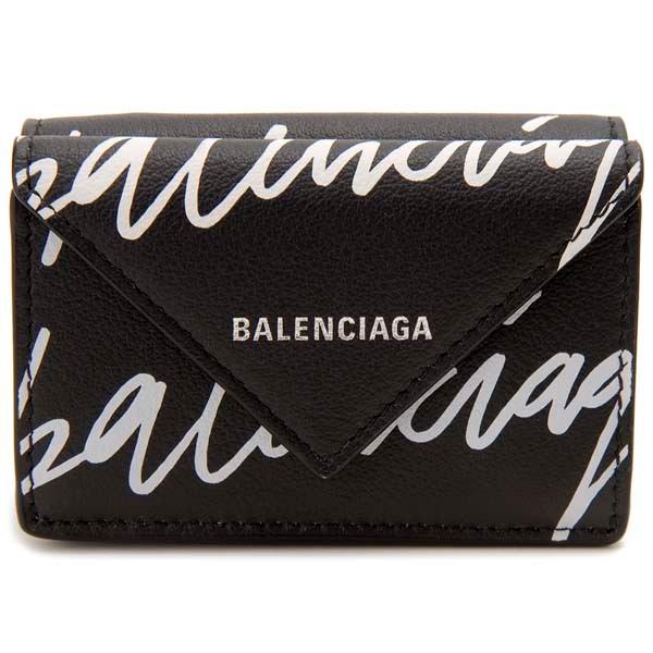 BALENCIAGA（バレンシアガ） 三つ折り財布 ブラック 黒 391446 0ID2N