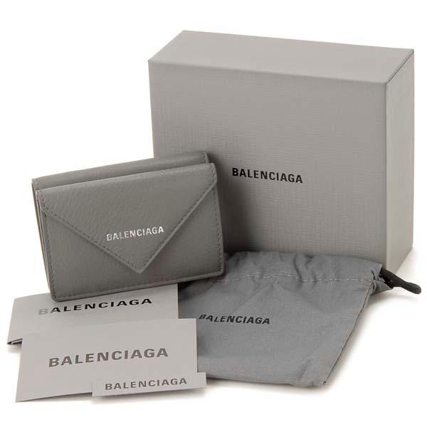 BALENCIAGA（バレンシアガ） 折財布 三つ折り財布 グレー 391446 DLQ0N