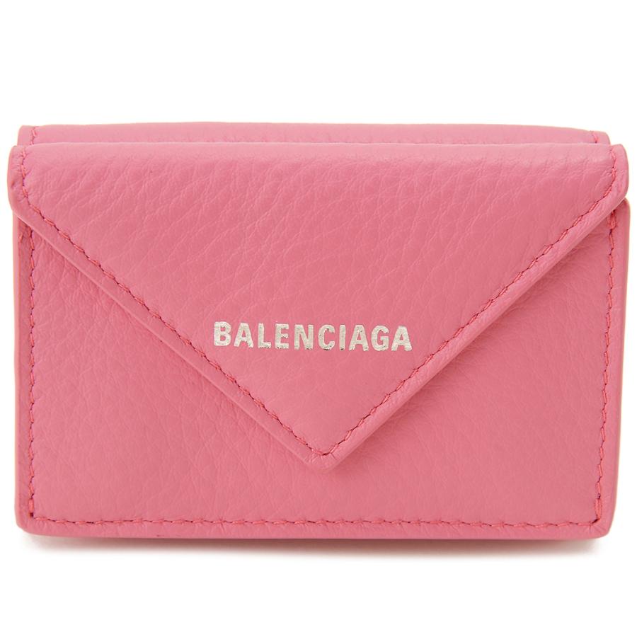 BALENCIAGA（バレンシアガ） 三つ折り財布 ピンク 391446 DLQ0N 5503