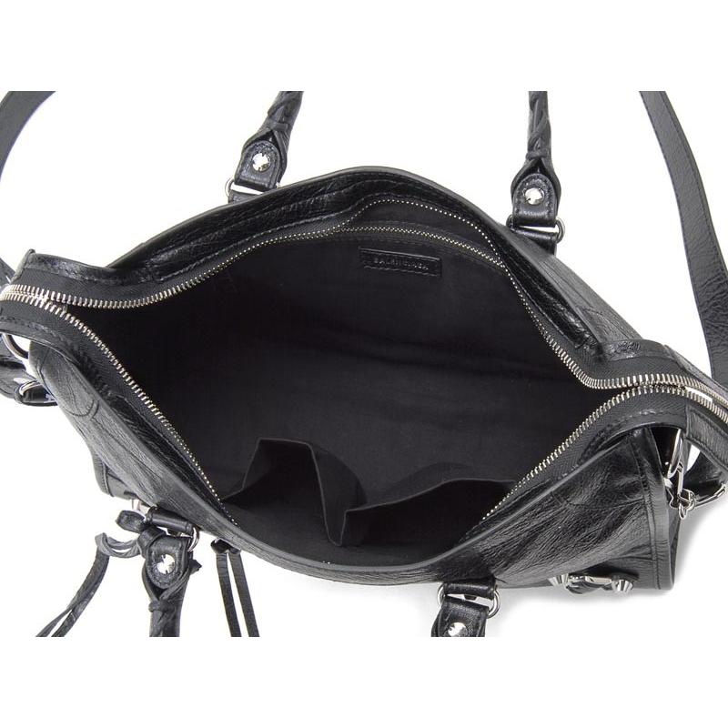 me　バレンシアガ　シティ431621 　バッグ　ダークグレー 正規品 バレンシアガ クラシックシティ レザー 2WAYハンドバッグ グレー