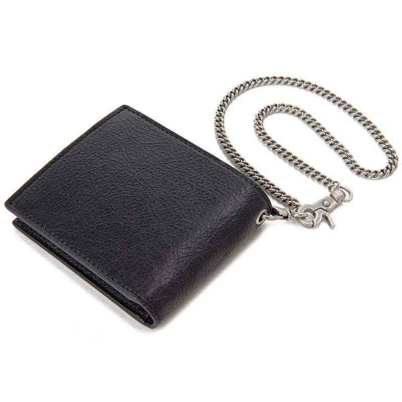 BALENCIAGA バレンシアガ 二つ折り財布 504934 DB505 1000 クス