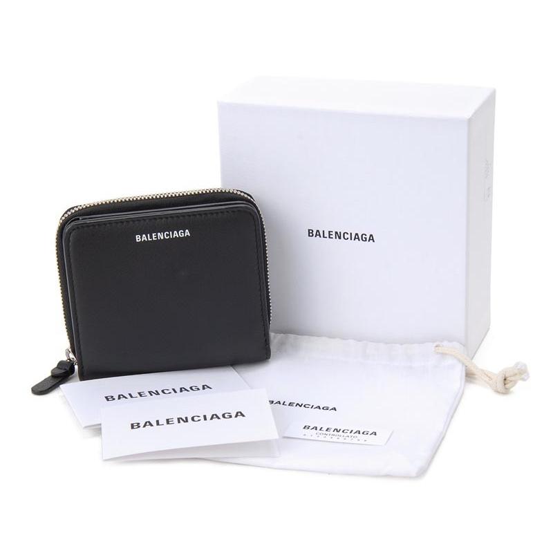 BALENCIAGA ブラック 二つ折り財布 楽天市場】バレンシアガ 財布 BALENCIAGA 二つ折り長財布