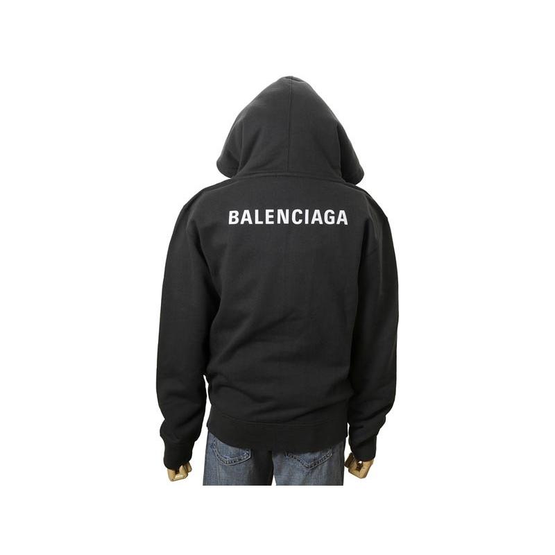 美品　バレンシアガ　XL パーカー BALENCIAGA バレンシアガ パーカー 532648 TYK47 1000 ZIP TOP