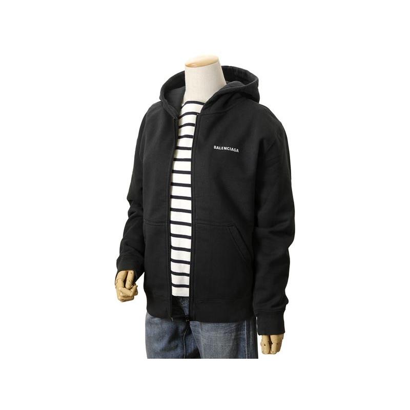 美品　バレンシアガ　XL パーカー BALENCIAGA バレンシアガ パーカー 532648 TYK47 1000 ZIP TOP