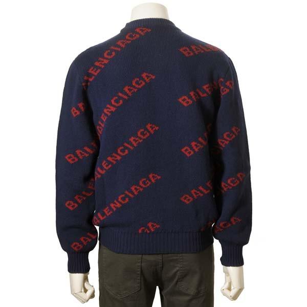 BALENCIAGA バレンシアガ ニット セーター NAVY BLUE ネイビー BALENCIAGA バレンシアガ ニット セーター NAVY BLUE ネイビー