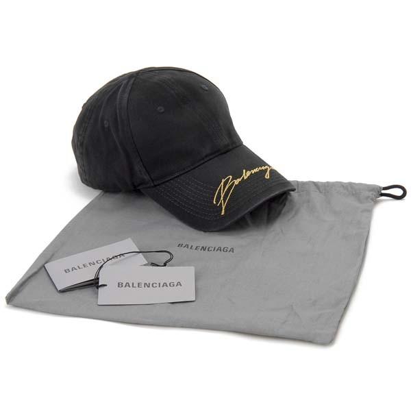 BALENCIAGA バレンシアガ キャップ 帽子 ブラック 黒 メンズ BALENCIAGA バレンシアガ キャップ 帽子 ブラック 黒 メンズ