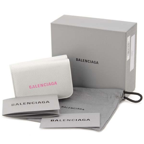 BALENCIAGA 三つ折り財布 593813 1IZF3 9066 ホワイト BALENCIAGA バレンシアガ 三つ折り財布 レディース ホワイト