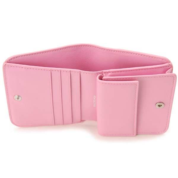 BALENCIAGA 二つ折り財布 ピンク BALENCIAGA バレンシアガ 財布 二つ折り財布 ピンク 594216