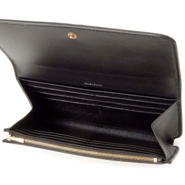 BALENCIAGA バレンシアガ 長財布 ブラック 594289 1IZIM 1090 BALENCIAGA バレンシアガ 長財布 ブラック 594289 1IZIM 1090