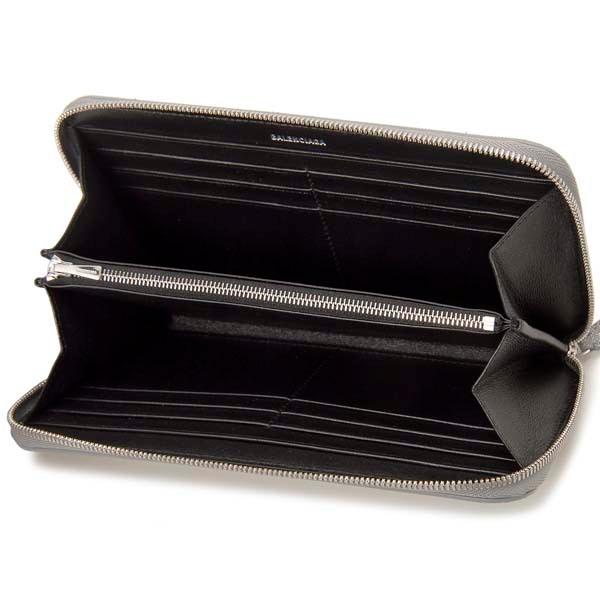 BALENCIAGA バレンシアガ ラウンドファスナー長財布 グレー BALENCIAGA バレンシアガ ラウンドファスナー長財布 グレー