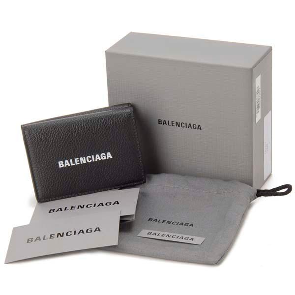 BALENCIAGA（バレンシアガ） 三つ折り財布 ブラック 黒 594312-1IZI3