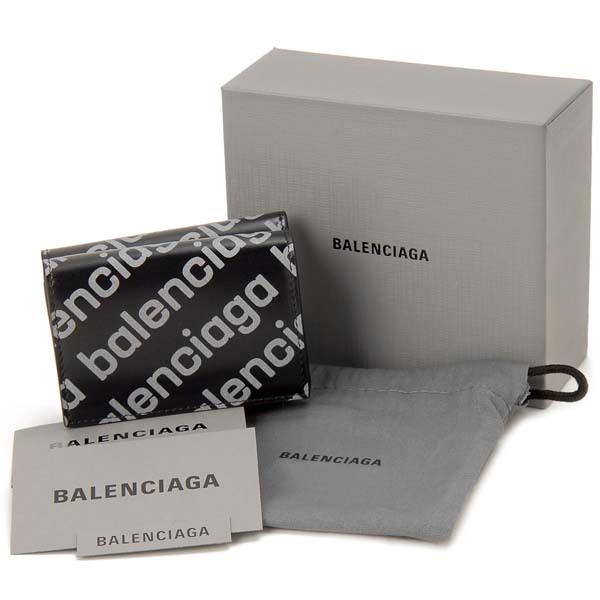 専用 BALENCIAGA バレンシアガ 3つ折り サイフ コンパクト 黒 BALENCIAGA バレンシアガ 財布 三つ折り ミニ財布 コンパクト