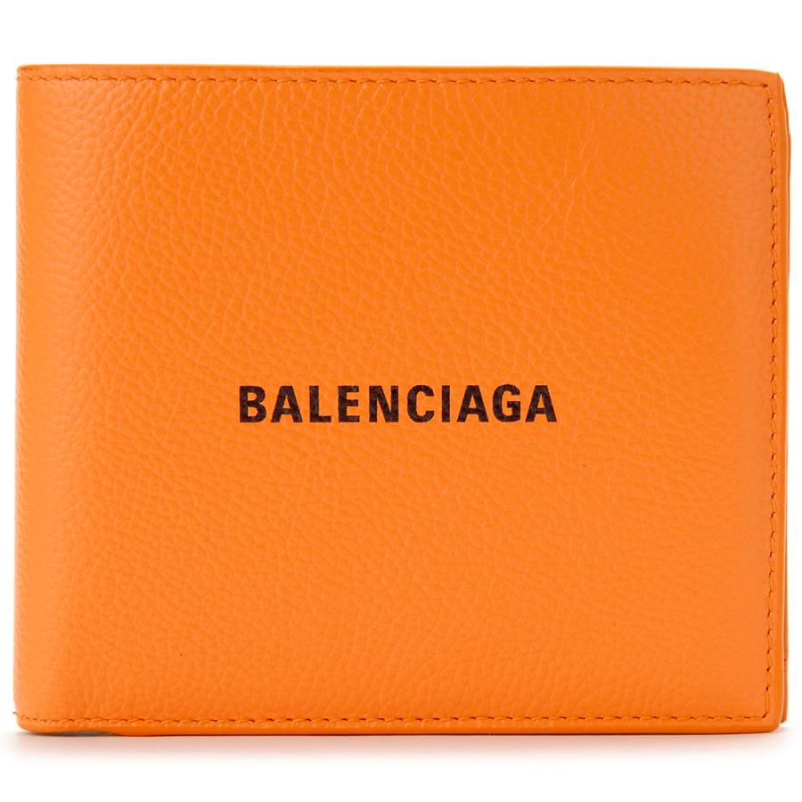 BALENCIAGA（バレンシアガ） 二つ折り財布 メンズ オレンジ 594315