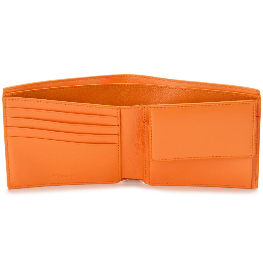 BALENCIAGA（バレンシアガ） 二つ折り財布 メンズ オレンジ 594315