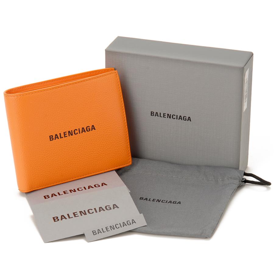 BALENCIAGA（バレンシアガ） 二つ折り財布 メンズ オレンジ 594315