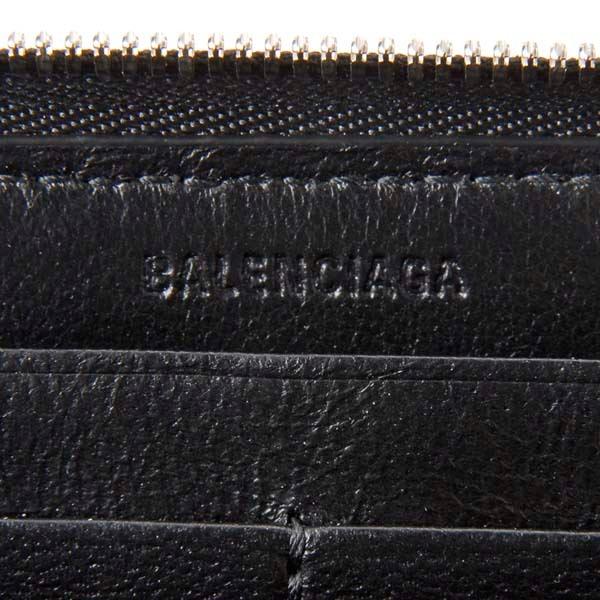 BALENCIAGA（バレンシアガ） ラウンドファスナー長財布 ブラック 黒