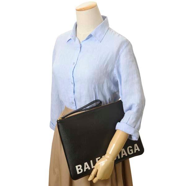 BALENCIAGA バレンシアガ クラッチバッグ ブラック 黒 594350 BALENCIAGA バレンシアガ クラッチバッグ ブラック 黒 594350