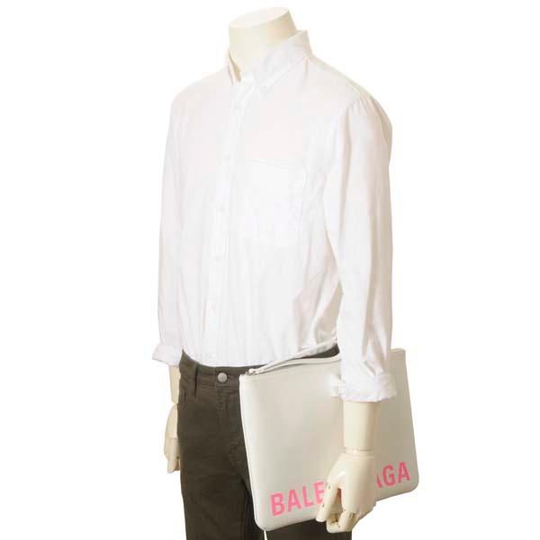BALENCIAGA（バレンシアガ） クラッチバッグ ホワイト 白 594350 1IZCM
