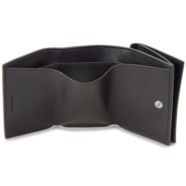 BALENCIAGA（バレンシアガ） 三つ折り財布 メンズ ブラック 601350