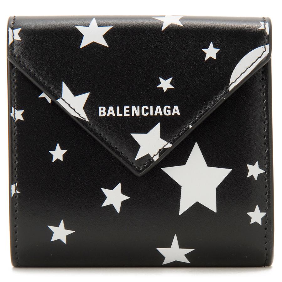 BALENCIAGA（バレンシアガ） 三つ折り財布 レディース ブラック 637450
