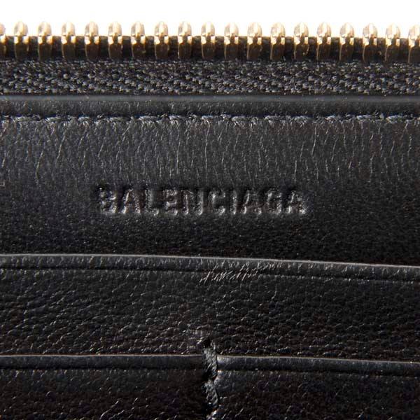 BALENCIAGA（バレンシアガ） ラウンドファスナー長財布 ブラック