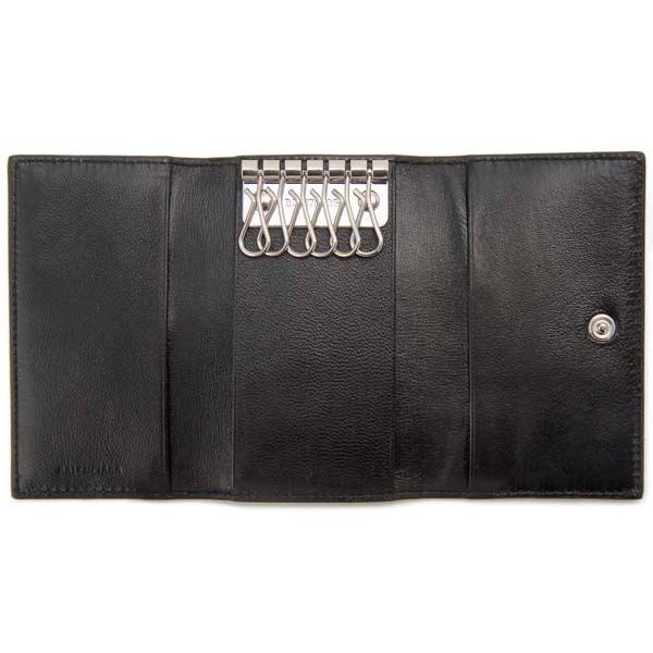 BALENCIAGA キーケース ブラック BALENCIAGA - 【新品】BALENCIAGA バレンシアガ キーケース