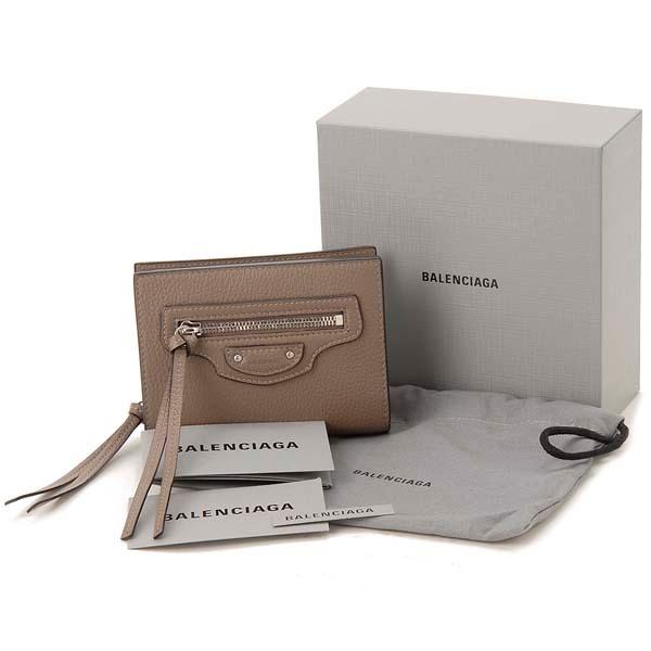 BALENCIAGA バレンシアガ 財布 二つ折り財布 グレー 650846 15Y0Y 1212 
