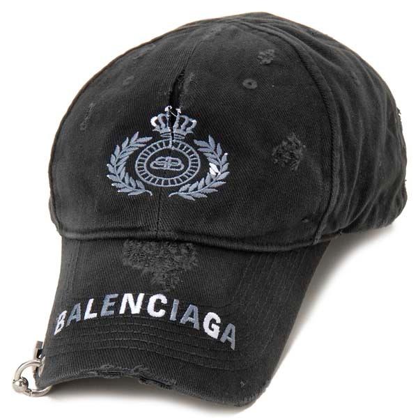 BALENCIAGA（バレンシアガ） キャップ 帽子 Lサイズ メンズ ブラック
