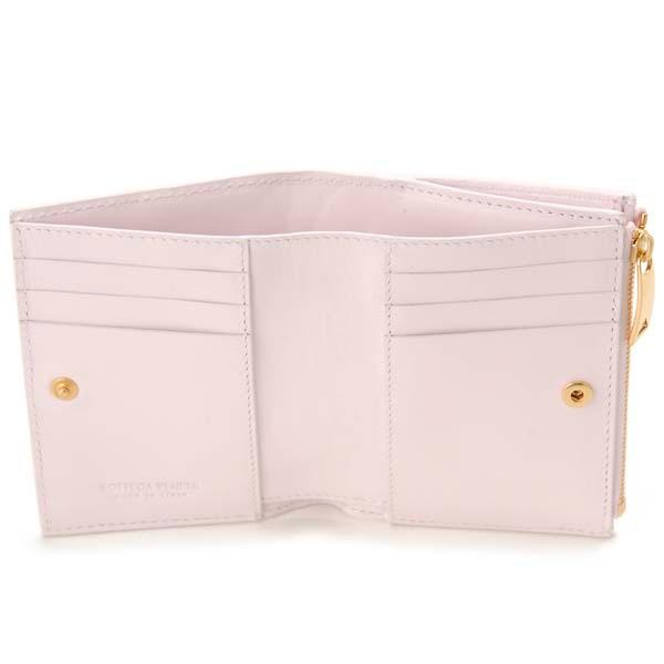 BOTTEGA VENETA二つ折りウォレット608059 VCPP3 BOTTEGA VENETA（ボッテガ・ヴェネタ） 二つ折り財布 ピンク 608059