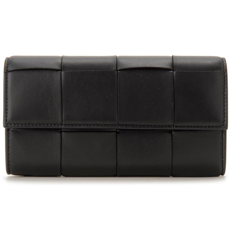 【新品】ボッテガヴェネタ 667433 VCQC4 財布 BOTTEGA VENETA（ボッテガ・ヴェネタ） 長財布 レディース ブラック