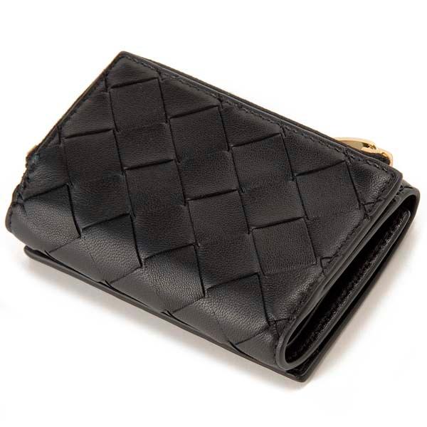 Bottega Veneta ボッテガヴェネタ 三つ折り財布 ブラック 690568 VCPP3 8425 イントレチャート | BOTTEGA VENETA | 01