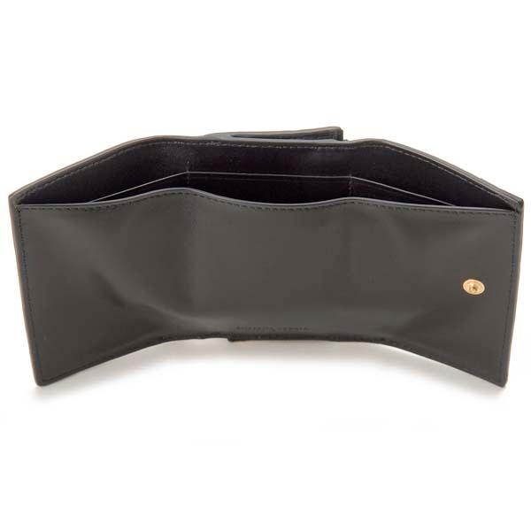 Bottega Veneta ボッテガヴェネタ 三つ折り財布 ブラック 690568 VCPP3 8425 イントレチャート | BOTTEGA VENETA | 02