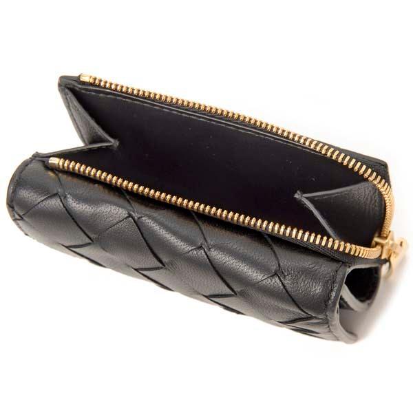 Bottega Veneta ボッテガヴェネタ 三つ折り財布 ブラック 690568 VCPP3 8425 イントレチャート | BOTTEGA VENETA | 03